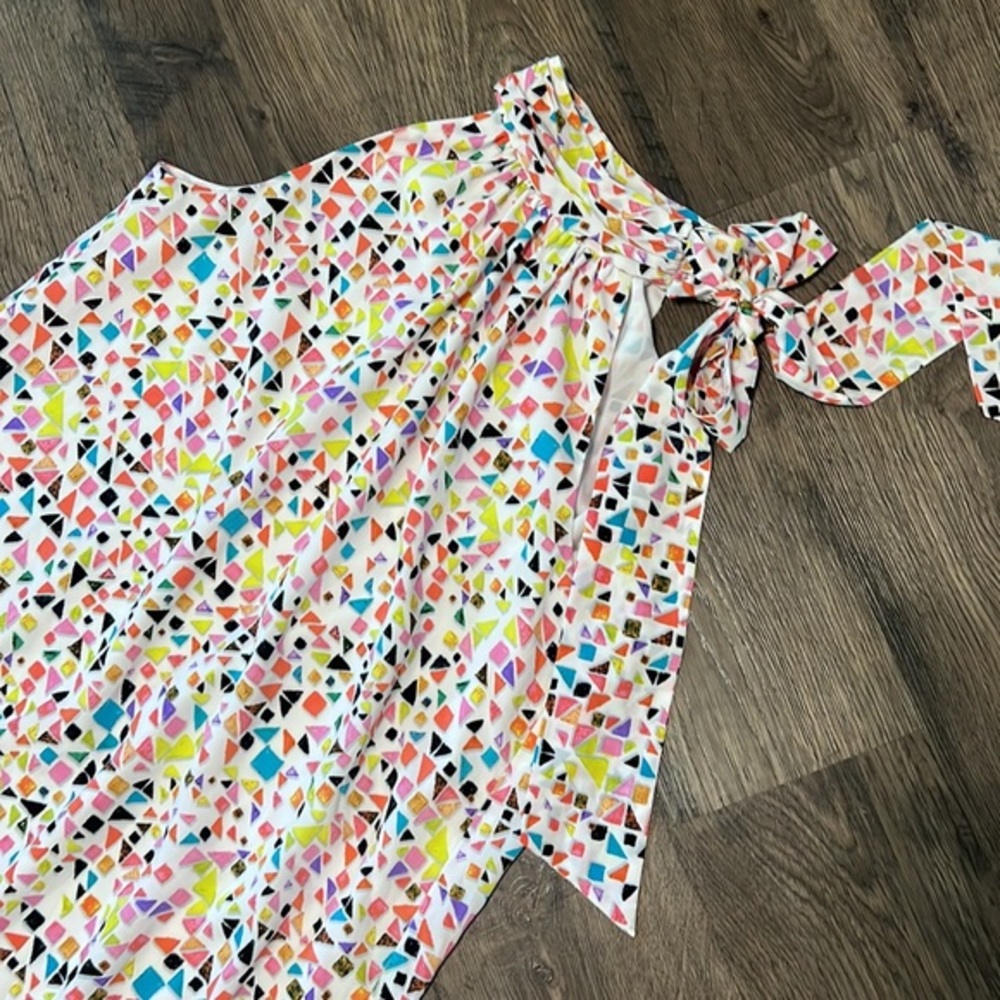 CECE Candy Gems Print Tie Neck‎ Shift
Dress Sz 4 - Picture 3 of 10
